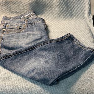 Canyon river blues capri jeans
